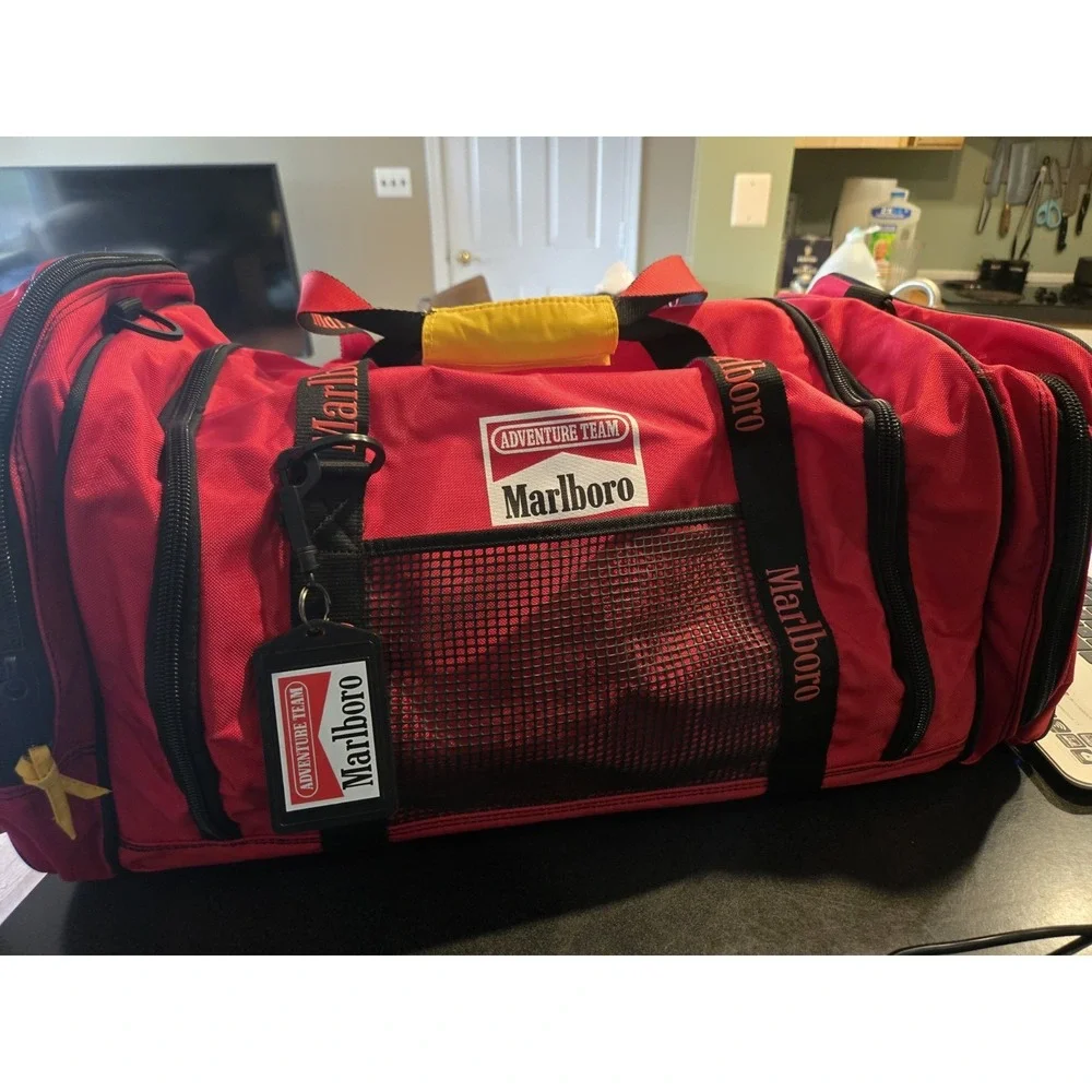 Vintage Marlboro Adventure Team Duffel Bag – New Old Stock (NOS)